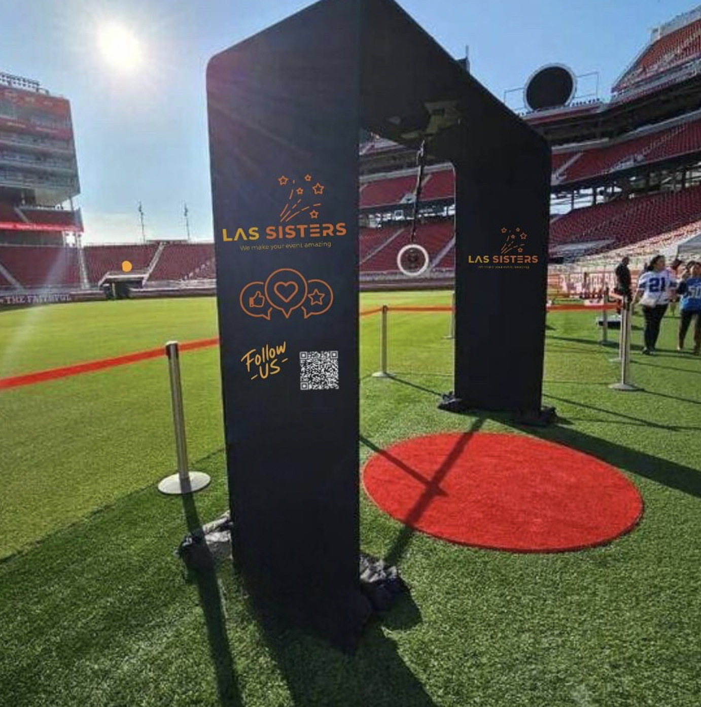 360 Booth at Stadium Event